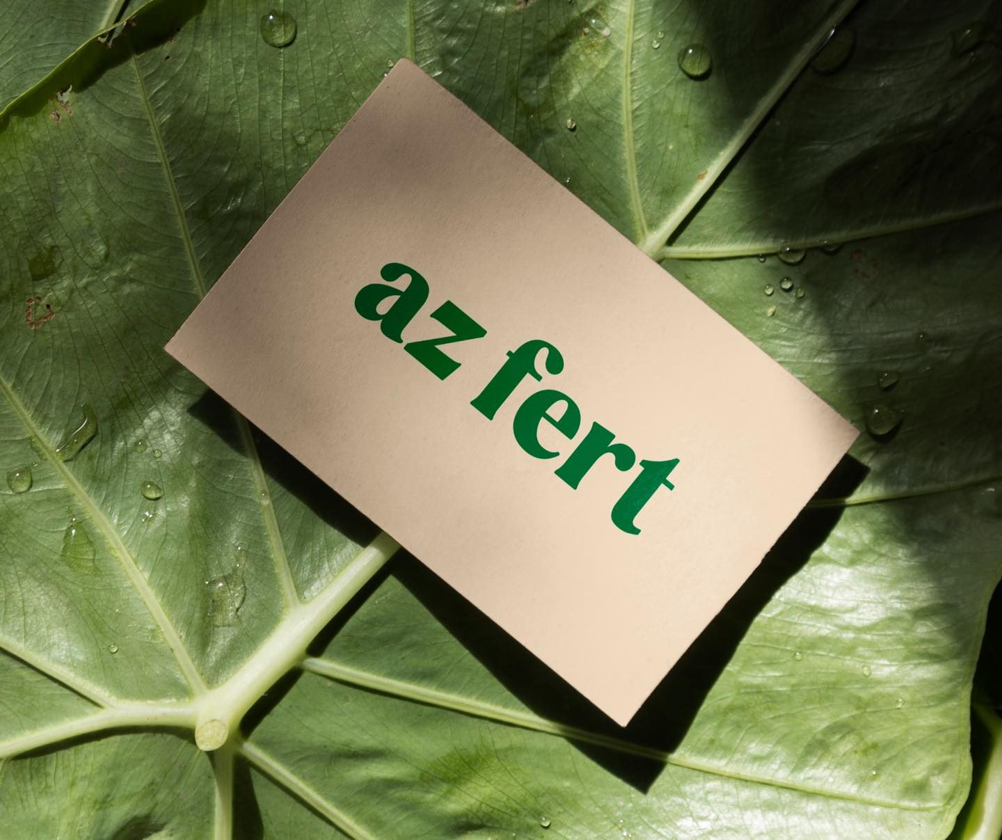 AZ Fert branding & packaging, detail 2