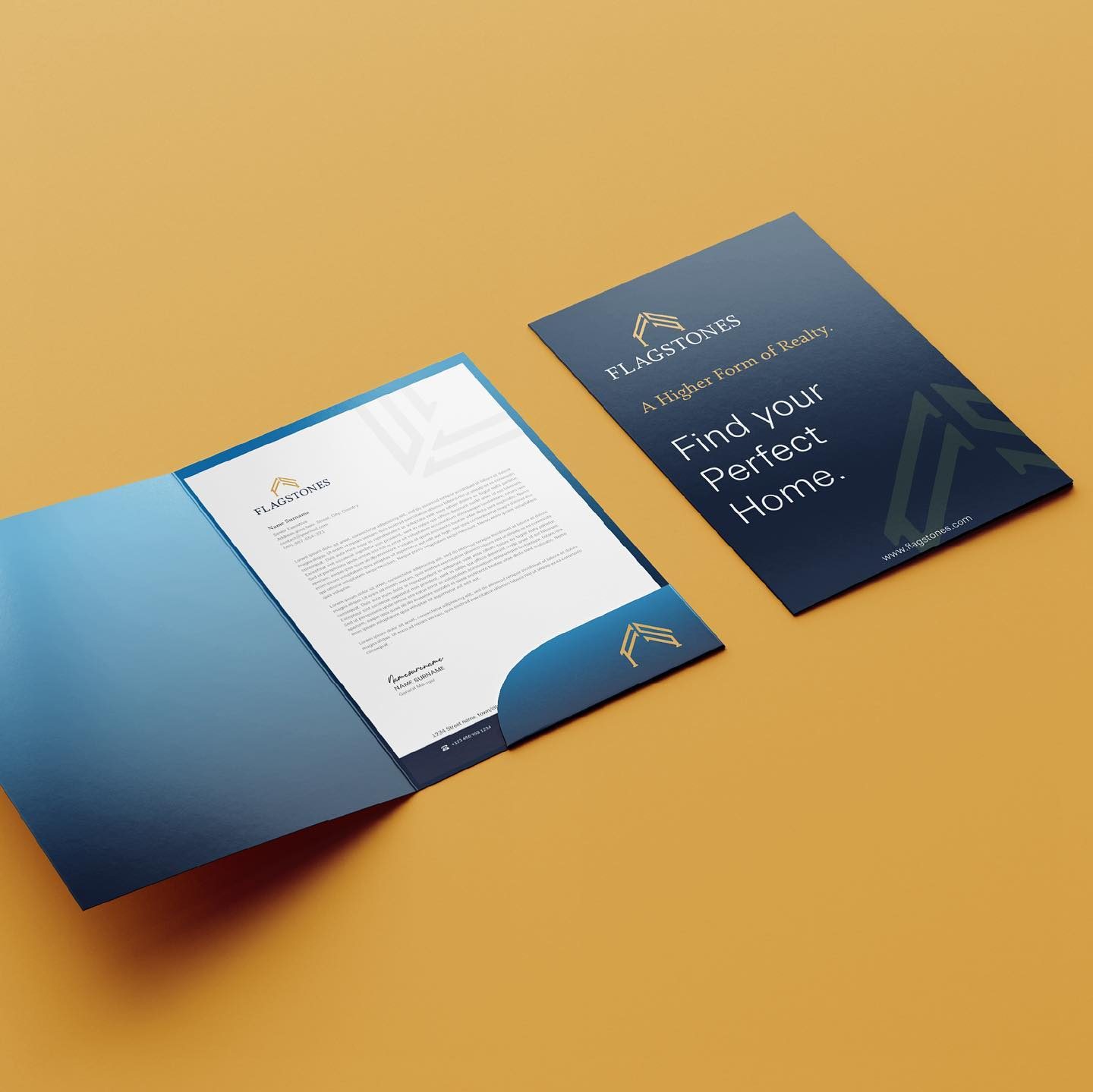 Flagstones Property Group visual identity, detail 2