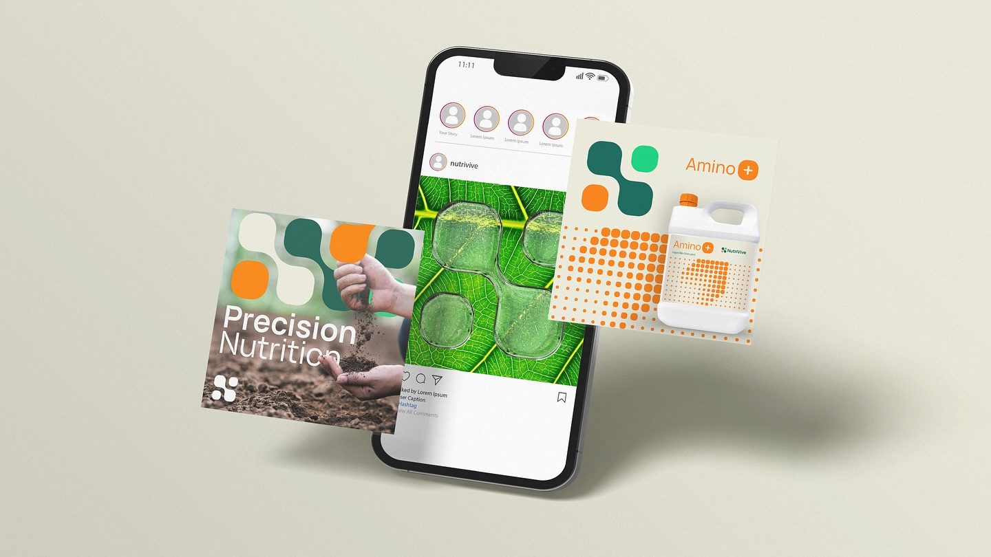 NutriVive brand identity & packaging, detail 6